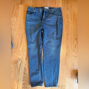 EUC Everlane High Rise Skinny Jeans 34 regular Light Blue Denim Jeans